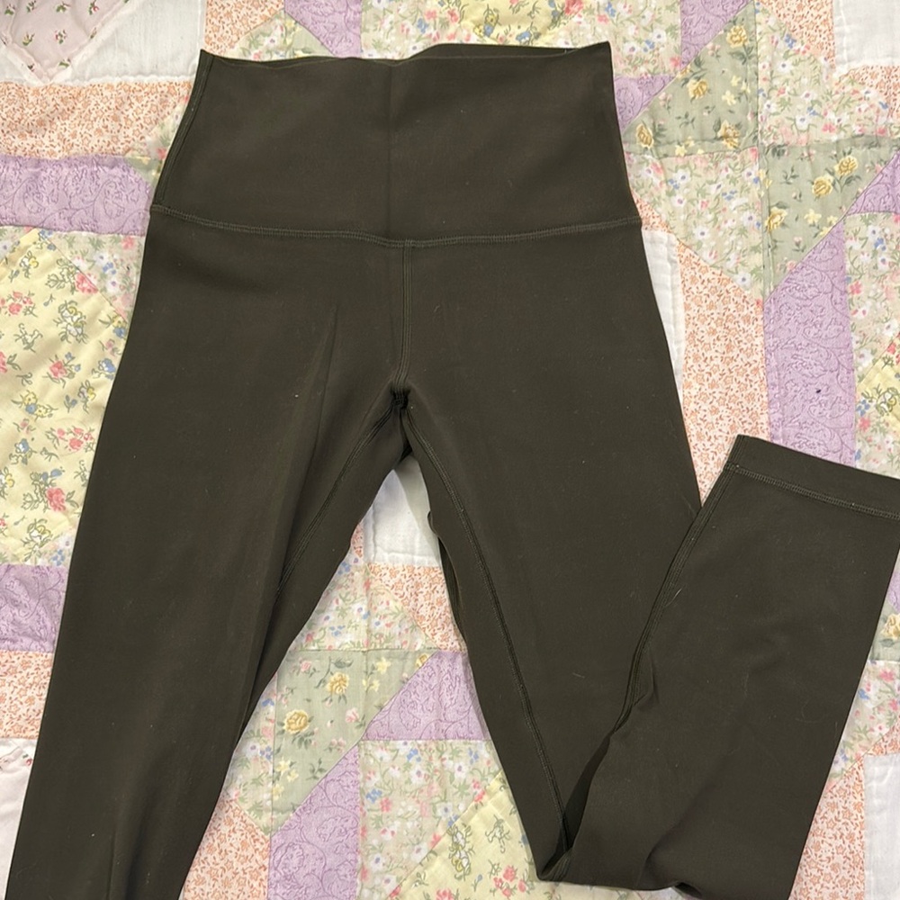 Lululemon Align High-Waisted Olive Leggings 25”